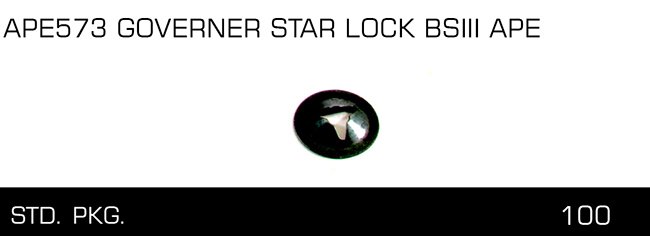 APE573 GOVERNER STAR LOCK BSIII APE